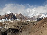 08 Gasherbrum II E and Gasherbrum II And Gasherbrum North Glacier In China 